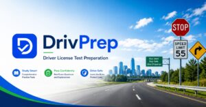 Driving test practice questions and DMV quiz preparation